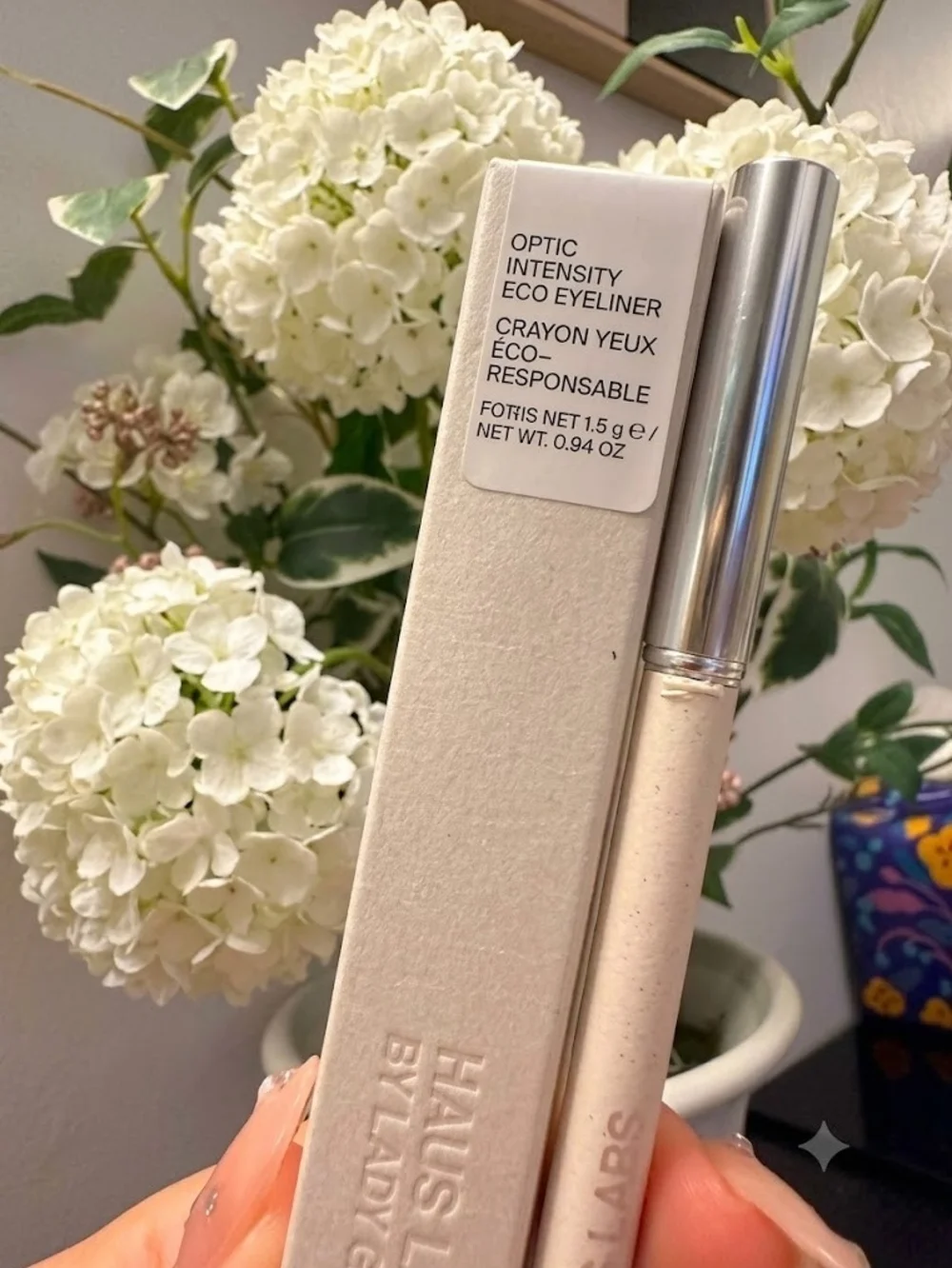 Haus Labs Optic Intensity Eco Eyeliner in White ONYX NIB